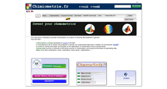 Desktop Screenshot of chimiometrie.fr
